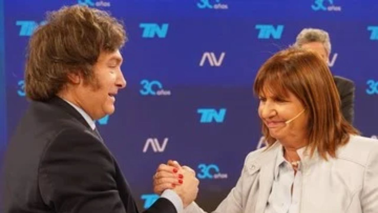 Javier Milei se alió con Patricia Bullrich de cara al balotaje que se realizará el próximo 19 de noviembre. Foto: Redes sociales