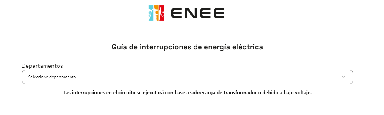 En el portal de la ENEE puedes revisar si hay cortes de energía programados en el sector donde vives. Foto: ENEE