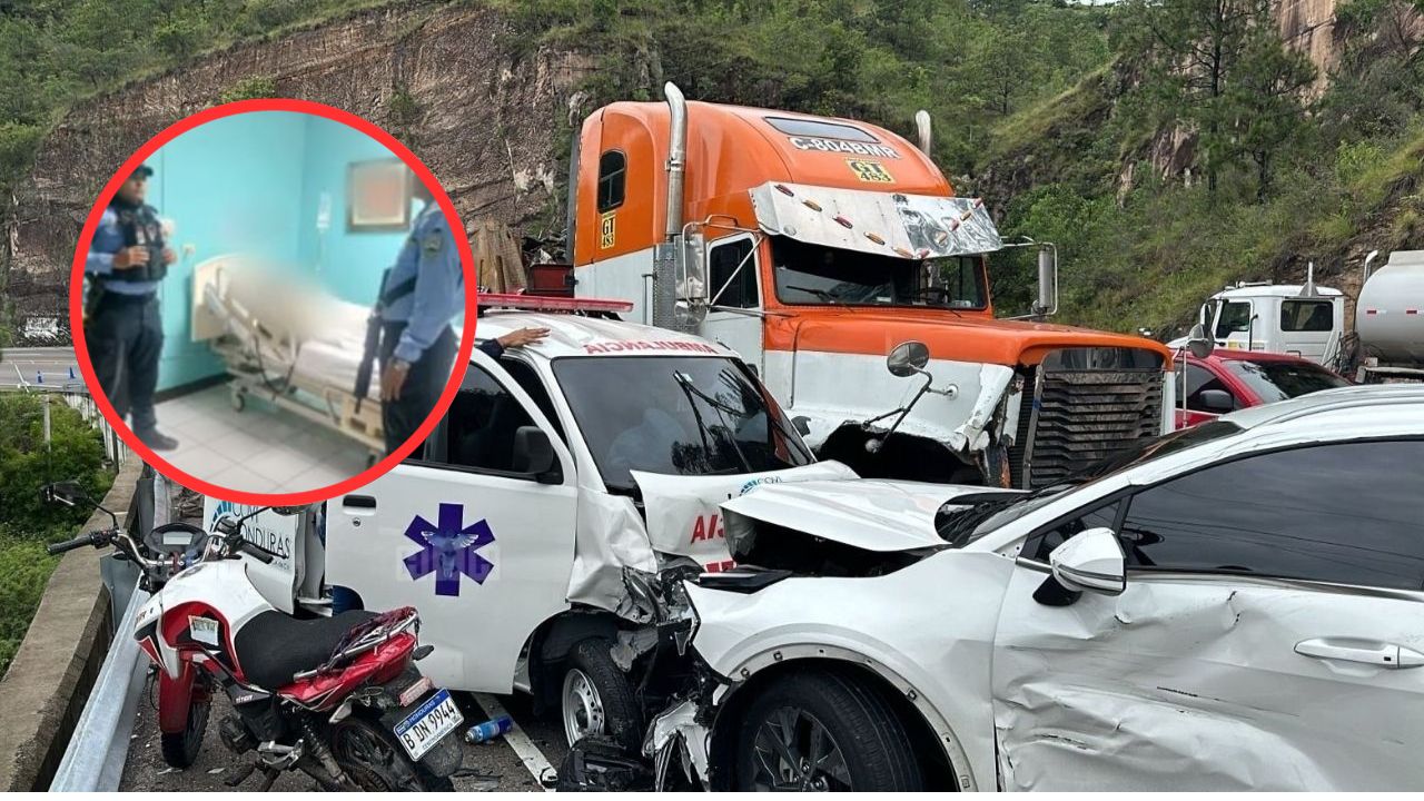 Esposa de Marco Bográn, del hospital a rendir cuentas por  muerte de conductor de ambulancia