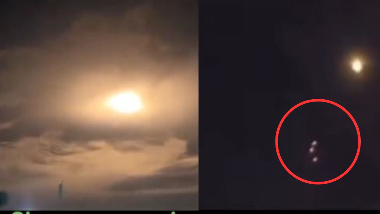 'Señal apocalíptica', captan extraña luz que detiene misiles enviados desde Gaza a Israel