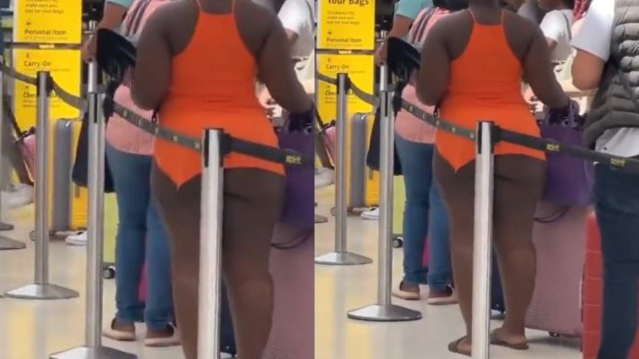 Vídeo de mujer mostrando su trasero en aeropuerto es revuelo en redes