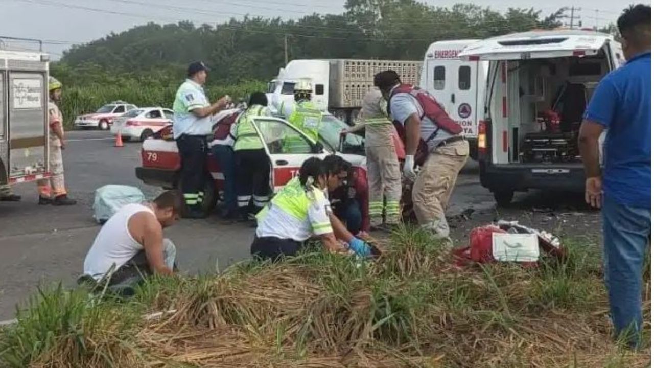 Conductor de bus quitó vía a taxi y provocó accidente que cobró la vida de un bebé de 44 días de nacido y su abuela