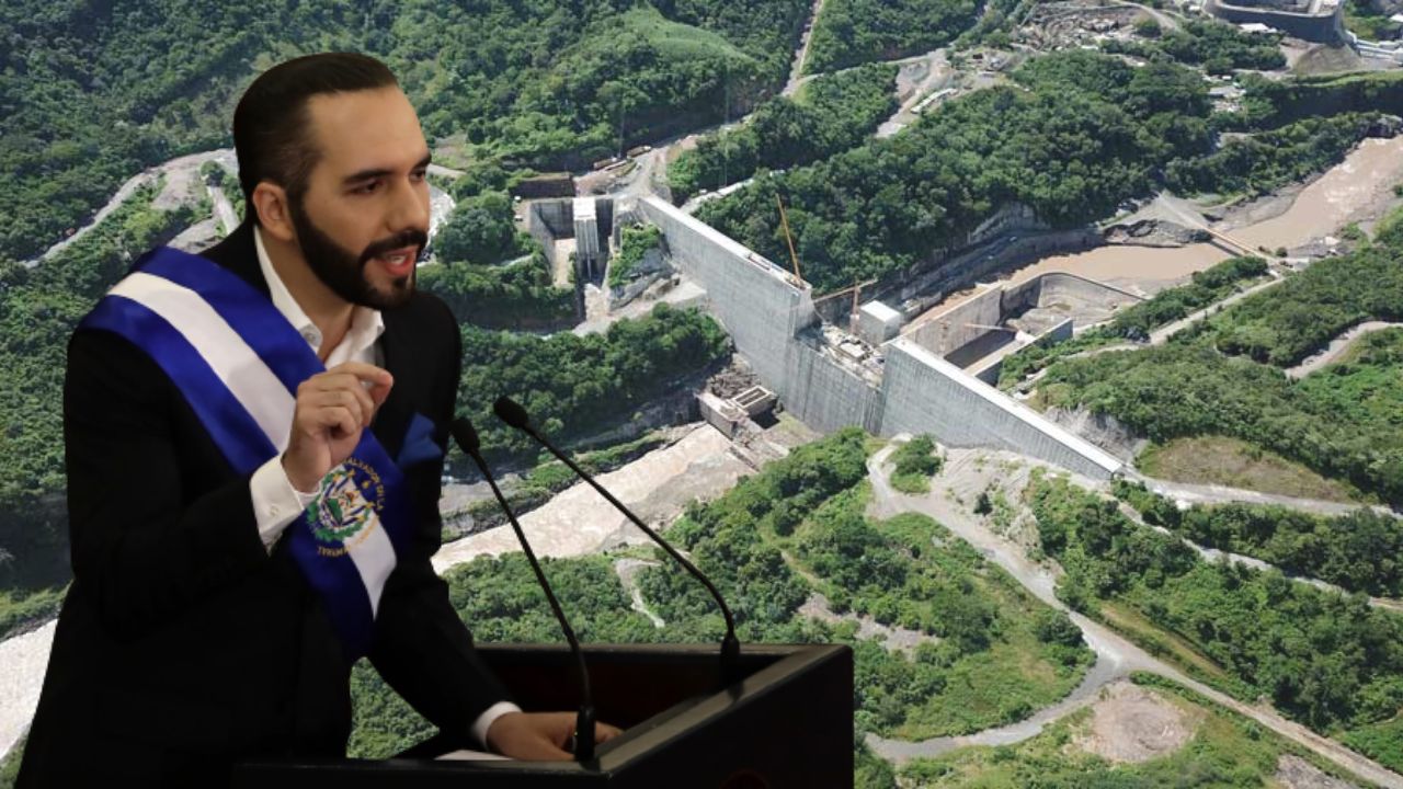 Bukele inaugura una represa y asegura que costo de la electricidad bajará en El Salvador