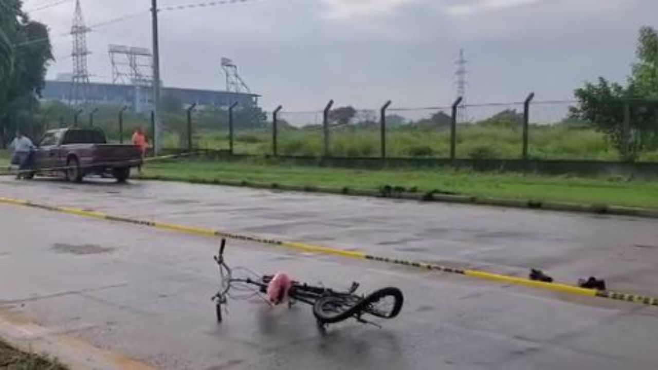 Conductor de camión mata a ciclista en SPS; la víctima se dirigía hacia su trabajo