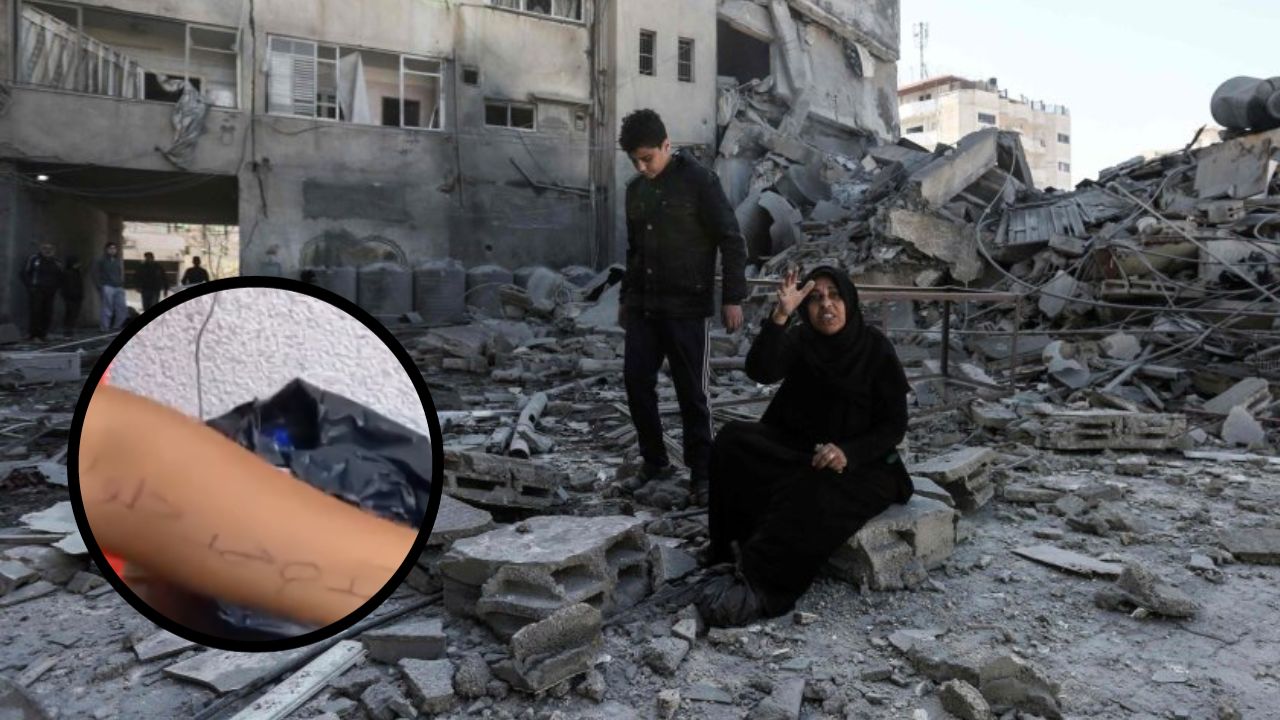 Conflicto Israel - Hamás: Familias se 'tatúan' nombres de sus hijos por si perecen durante ataques