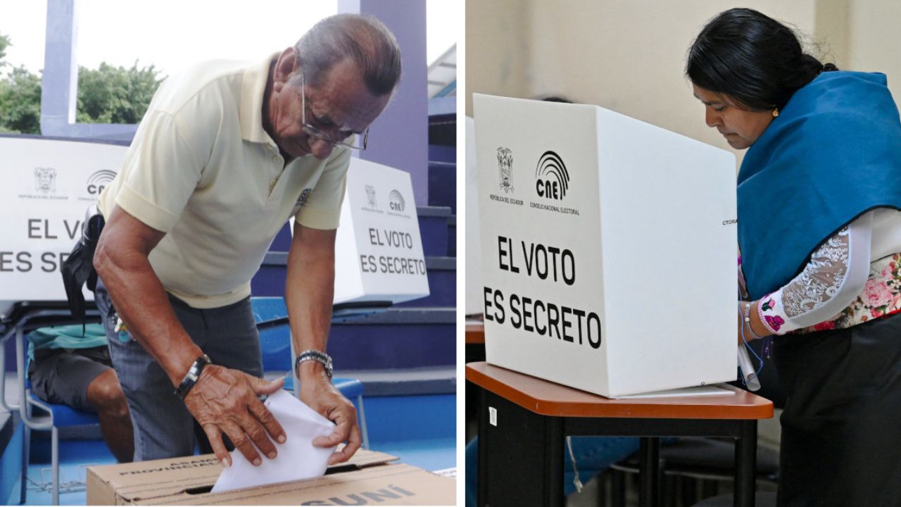 Imagen de La candidata vicepresidencial de Noboa, segura del triunfo en Ecuador, pide cuidar el voto