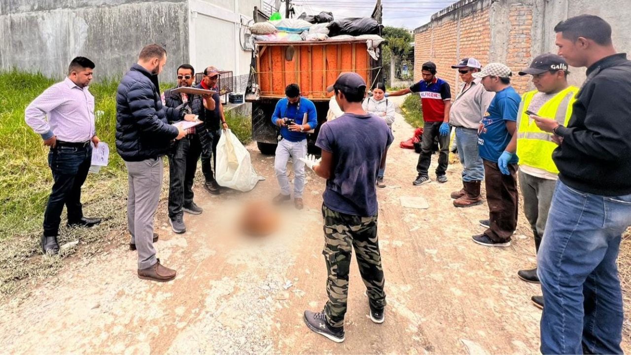 Encuentran un feto en un camión que transporta basura en Santa Rosa de Copán