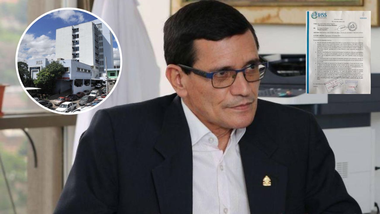Director del IHSS, Gaspar Rodríguez, renuncia a reajuste salarial de más de L64 mil