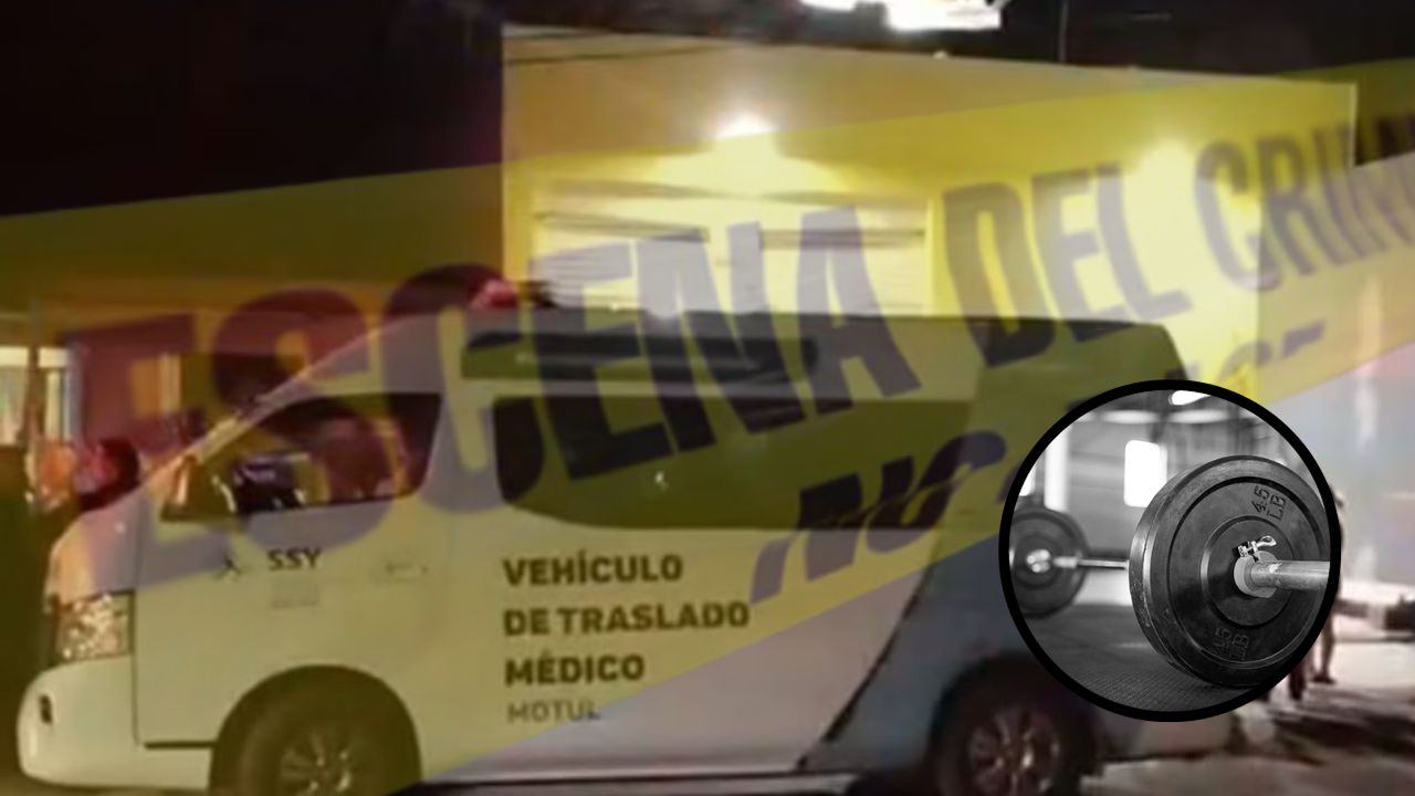 Joven de 17 años pierde la vida al caerle pesas en un gimnasio en México