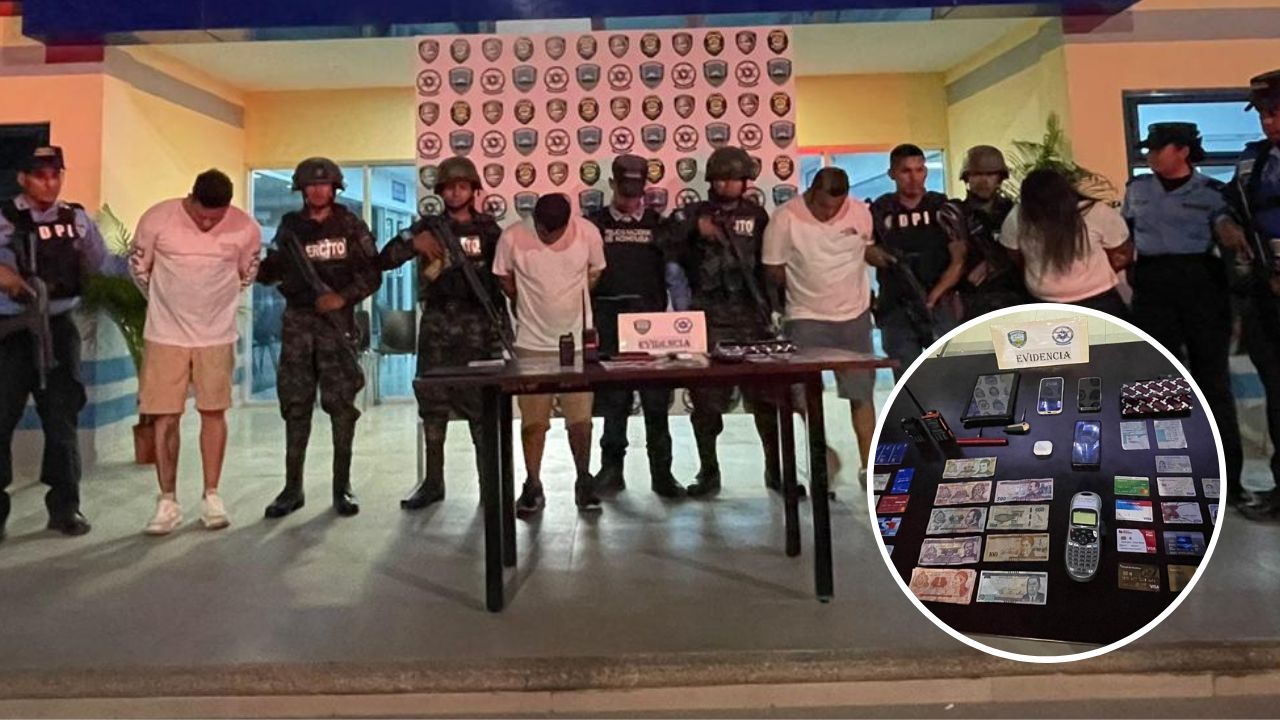 Cae banda acusada de robar carros y clonar tarjetas de crédito en Siguatepeque