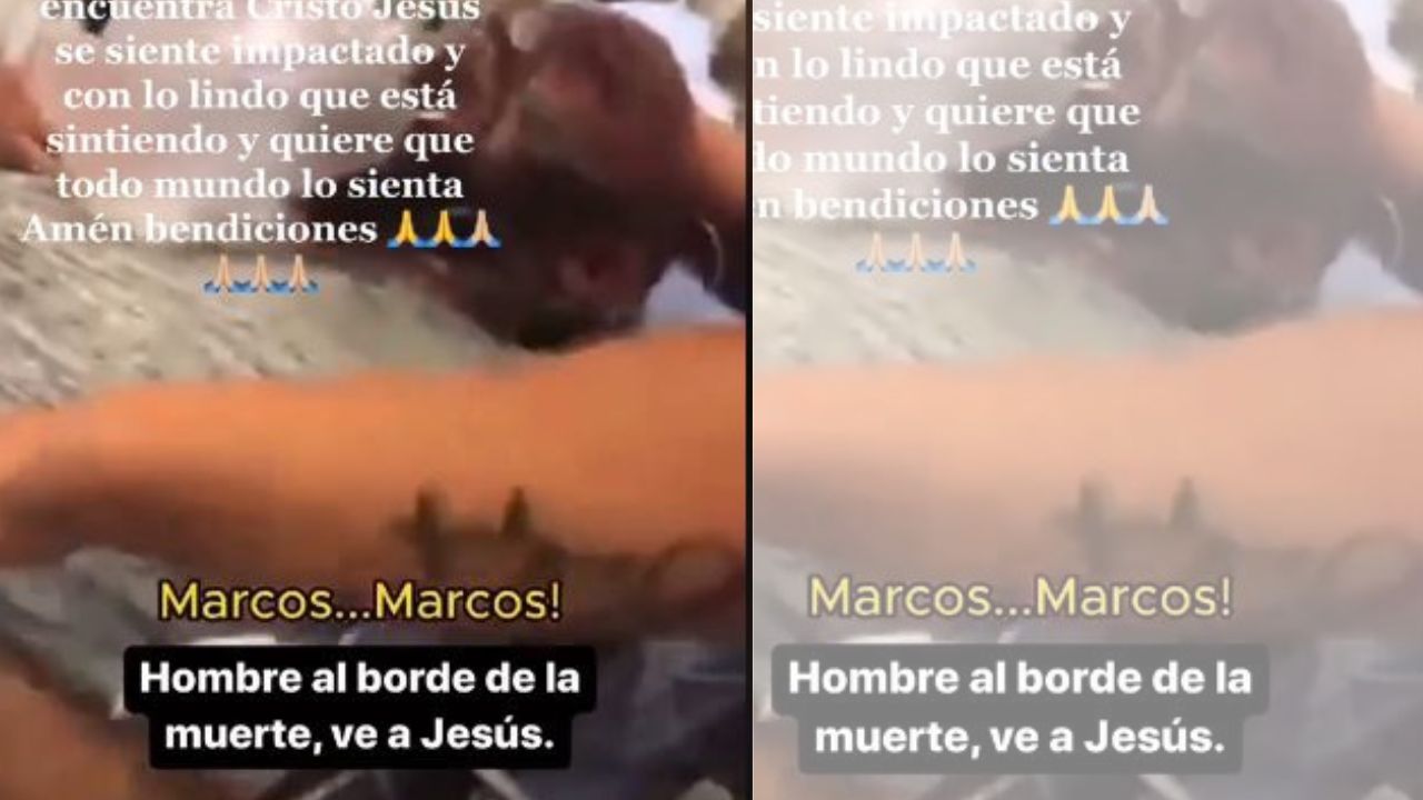 'Déjame llorar', conmovedor vídeo de joven entre la vida y muerte que miró a Jesús