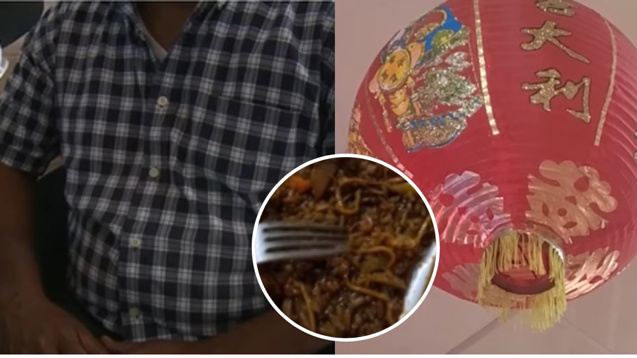 'Me empezó a doler el estómago': hondureño encontró gusanos en un plato de arroz chino