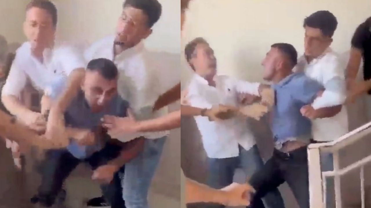 VIDEO: Hombre sacó a golpes a su hermana del salón de clases; no quiere que estudie