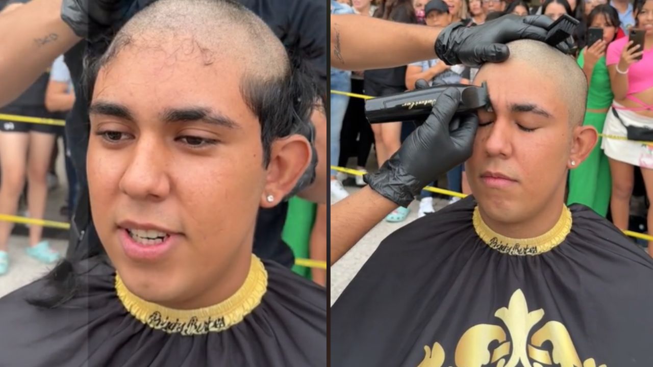'Quedé guapo por lo menos': joven se rapó y se quitó las cejas por un celular de último modelo