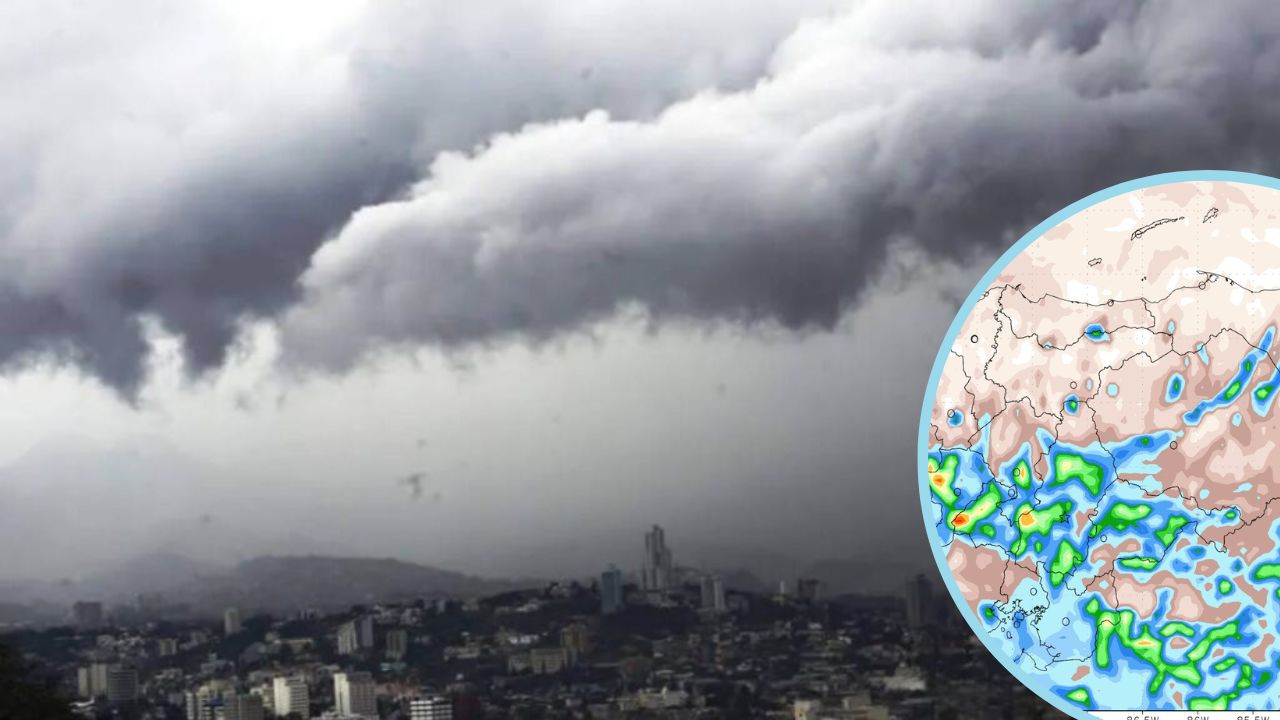 Fuertes lluvias registrará Honduras este domingo; varios departamentos se verán afectados