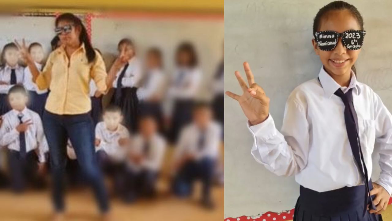 'Quiero una así': maestra hondureña sorprende a sus alumnos para que pasen examen del Himno Nacional