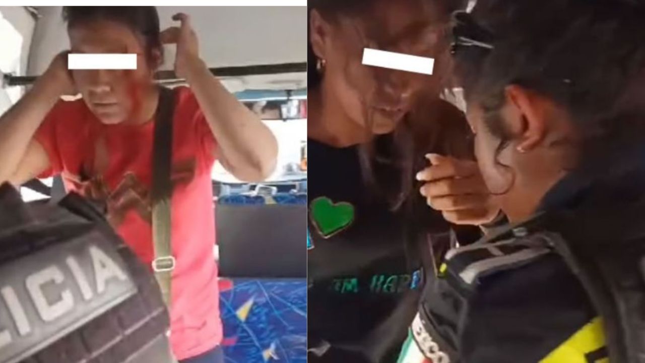 Video: dos mujeres se van a los golpes dentro de un autobús por el amor de un hombre
