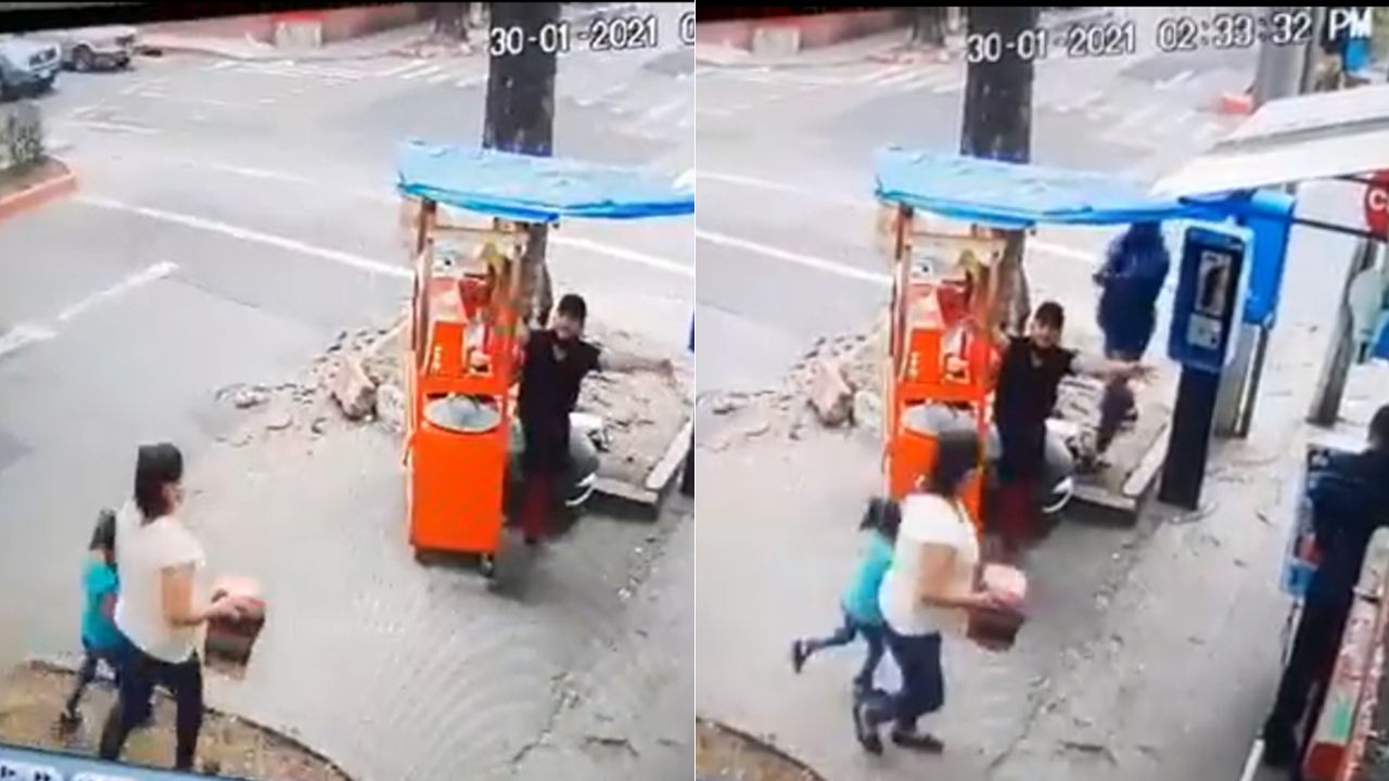 'No le pudo dar el último abrazo a su hija' video: le quitan la vida a un vendedor ambulante