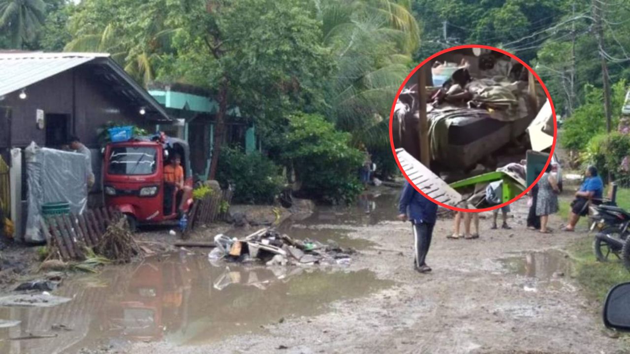 Decenas de familias en Potrerillos, Cortés, duermen en la calle por inundaciones