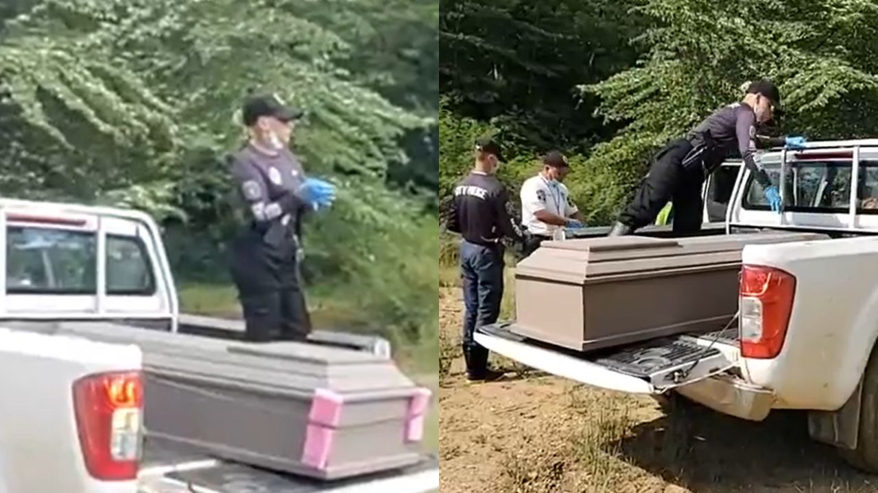 Hombre que murió soterrado en Roatán fue sepultado por policías; ningún familiar lo reconoció