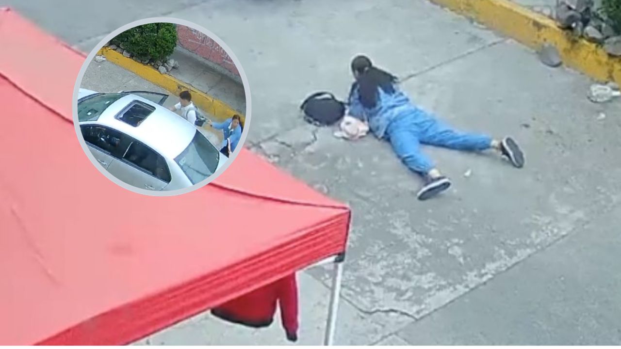 Imagen de En 30 segundos y frente a su madre; video muestra el secuestro de una menor
