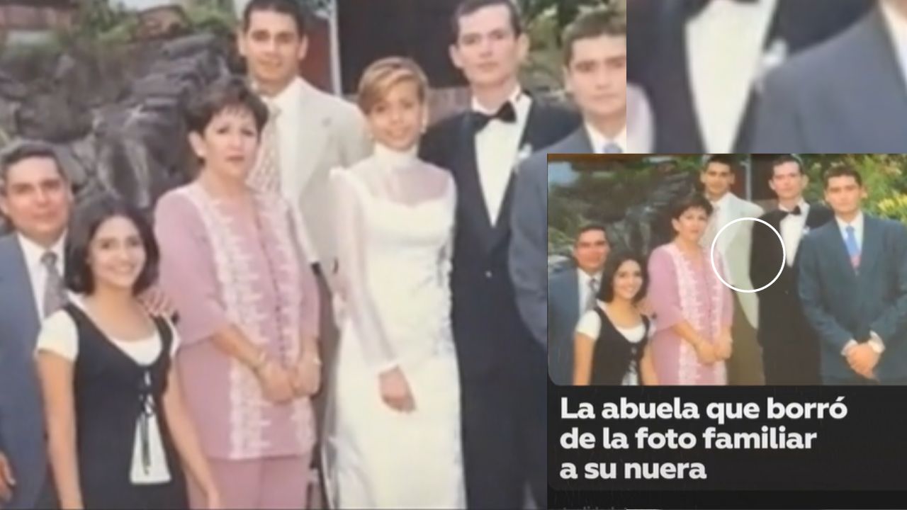 'Odiaba a mi mamá': abuela mandó a borrar a su nuera de una fotografía familiar