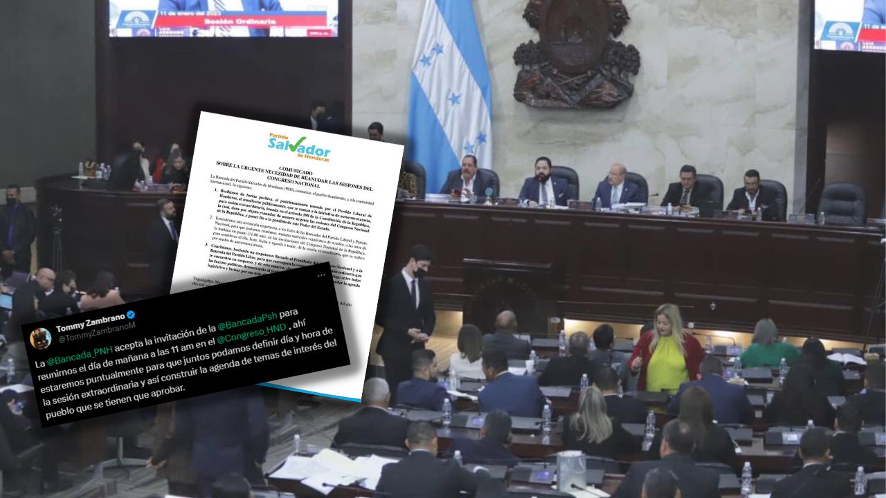 PSH y Partido Nacional se reunirán para definir fecha de eventual sesión extraordinaria en el CN