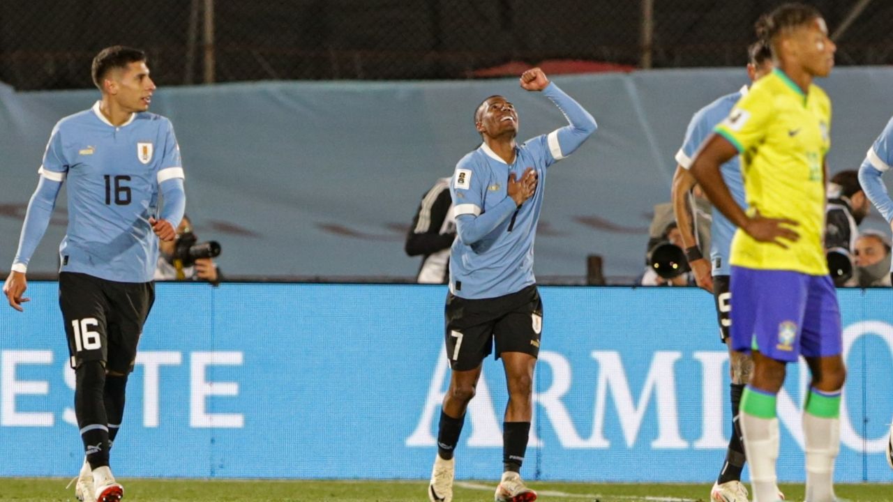 Fin de la mala racha: Uruguay vence a Brasil luego de 22 años