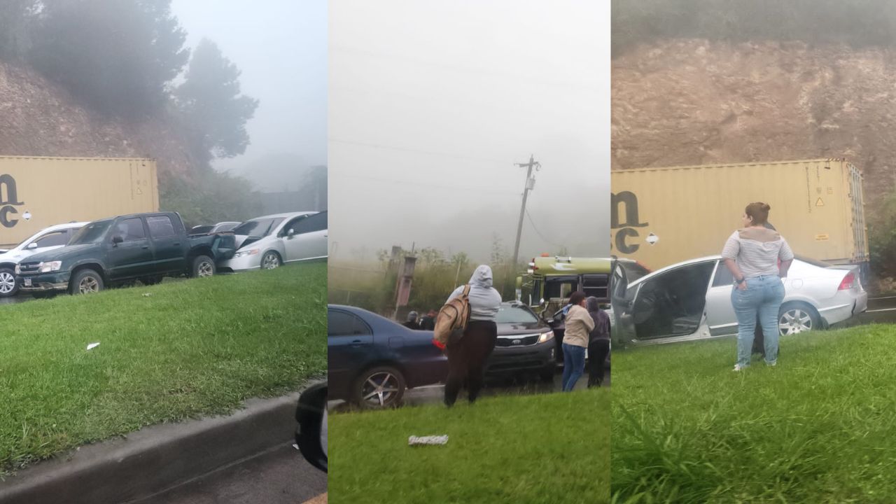 'Alguien venía derramando aceite', al menos 14 vehículos se accidentaron en  El Durazno, en la CA-5