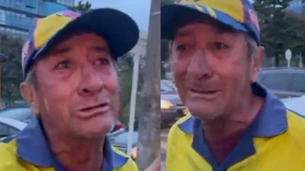 '¿Qué voy a hacer?': vendedor de helados rompe en llanto luego de que le robaron su carrito
