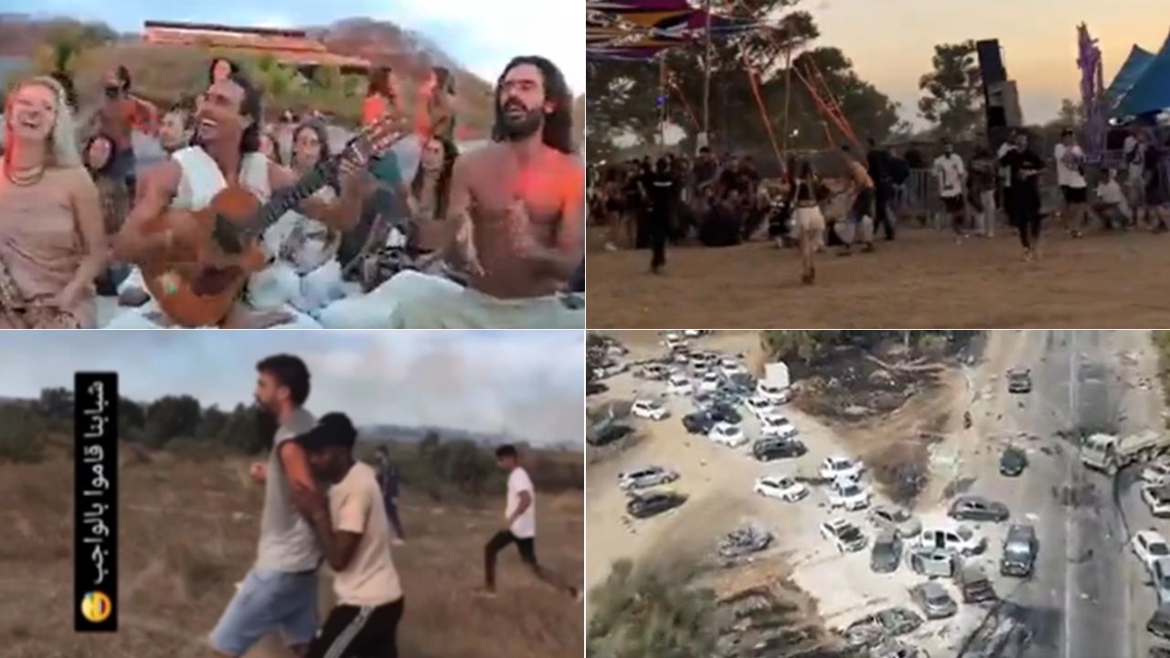 Imagen de Videos del ataque de Hamás: momento donde el grupo radical ataca un festival de música en Israel
