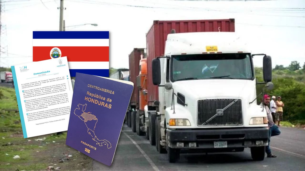 Transportistas exigen suspensión de exigencia de visa en Costa Rica; IHTT anuncia sanciones por tomas de carreteras