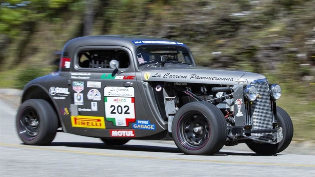 Studebaker Dictator 1934, vehículo en el que Carlos Gordoa perdió la vida. Foto: El Norte
