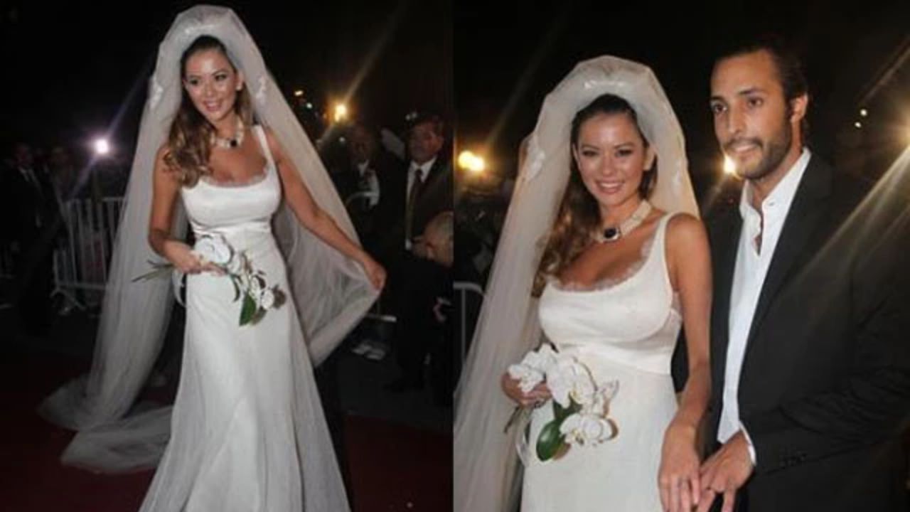 Leonardo Fariña y su ex esposa, Karina Jelinek. Foto: Gente