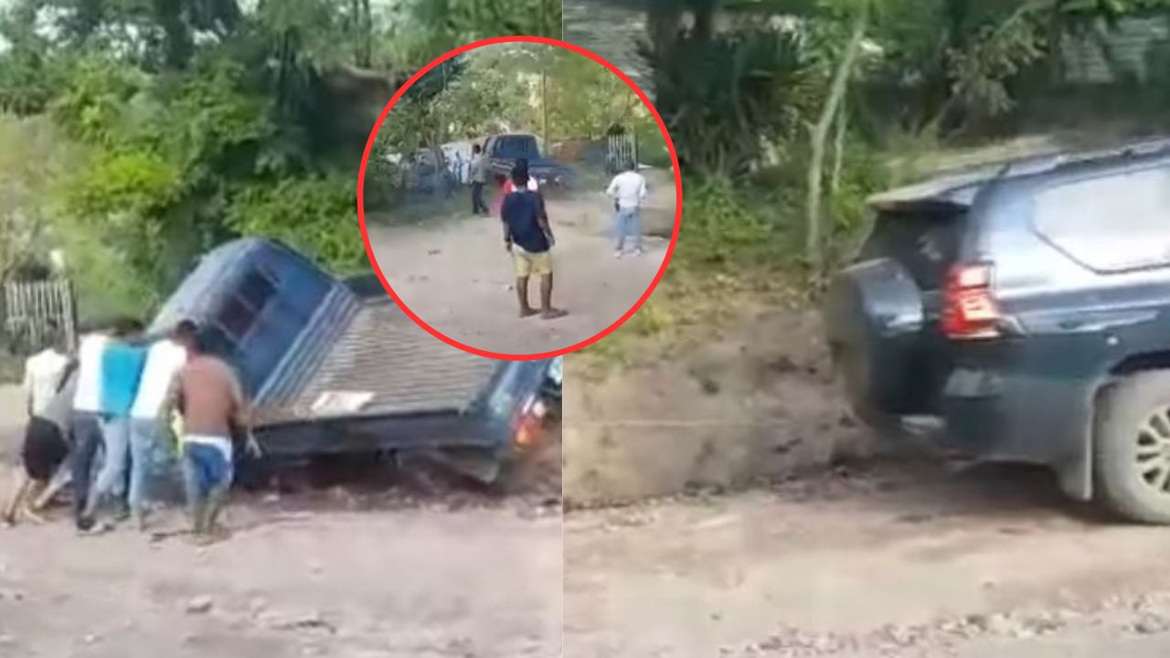 VIDEO: Carro remolcado se soltó y fue a impactar a una casa