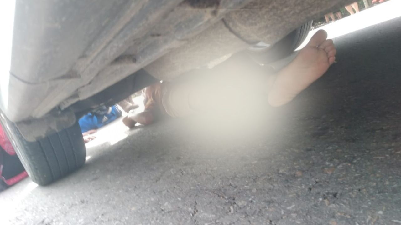 'Quedó debajo del auto', joven hondureño sobrevive al ser arrollado y arrastrado por vehículo