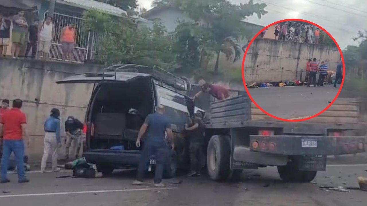 Al menos 6 muertos y unos 15 heridos deja aparatoso accidente en Taulabé, Comayagua