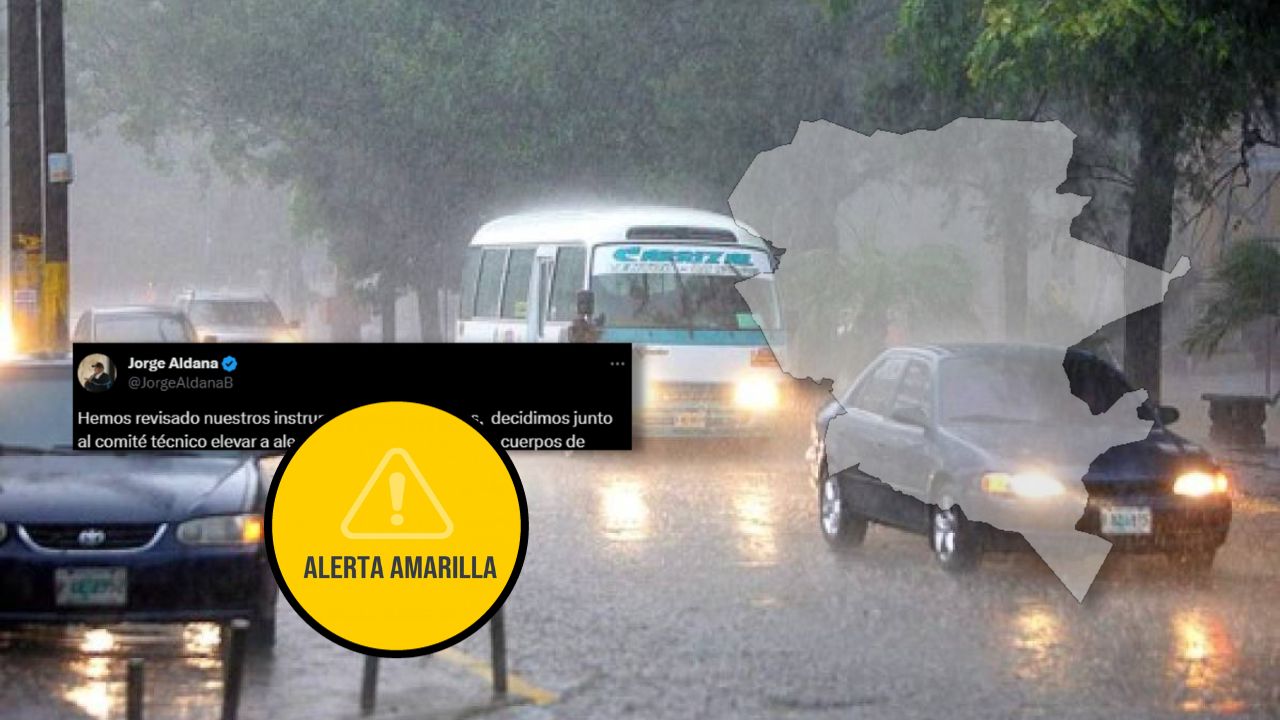 Imagen de Alerta amarilla por lluvias anuncia alcalde Aldana para el Distrito Central