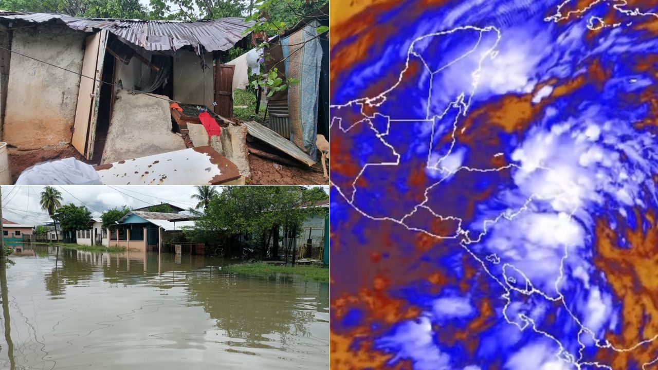 Más de 17,000 personas han sido afectadas por las fuertes lluvias en Honduras