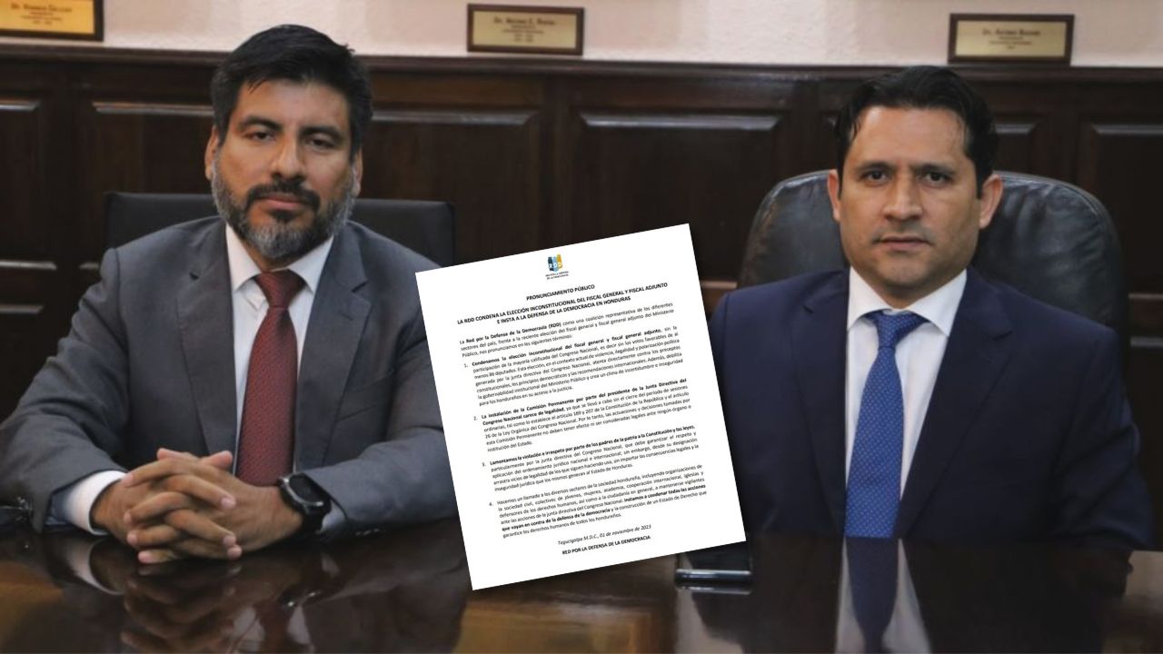 Imagen de Red por la Defensa de la Democracia condena nombramiento interino de fiscales del MP