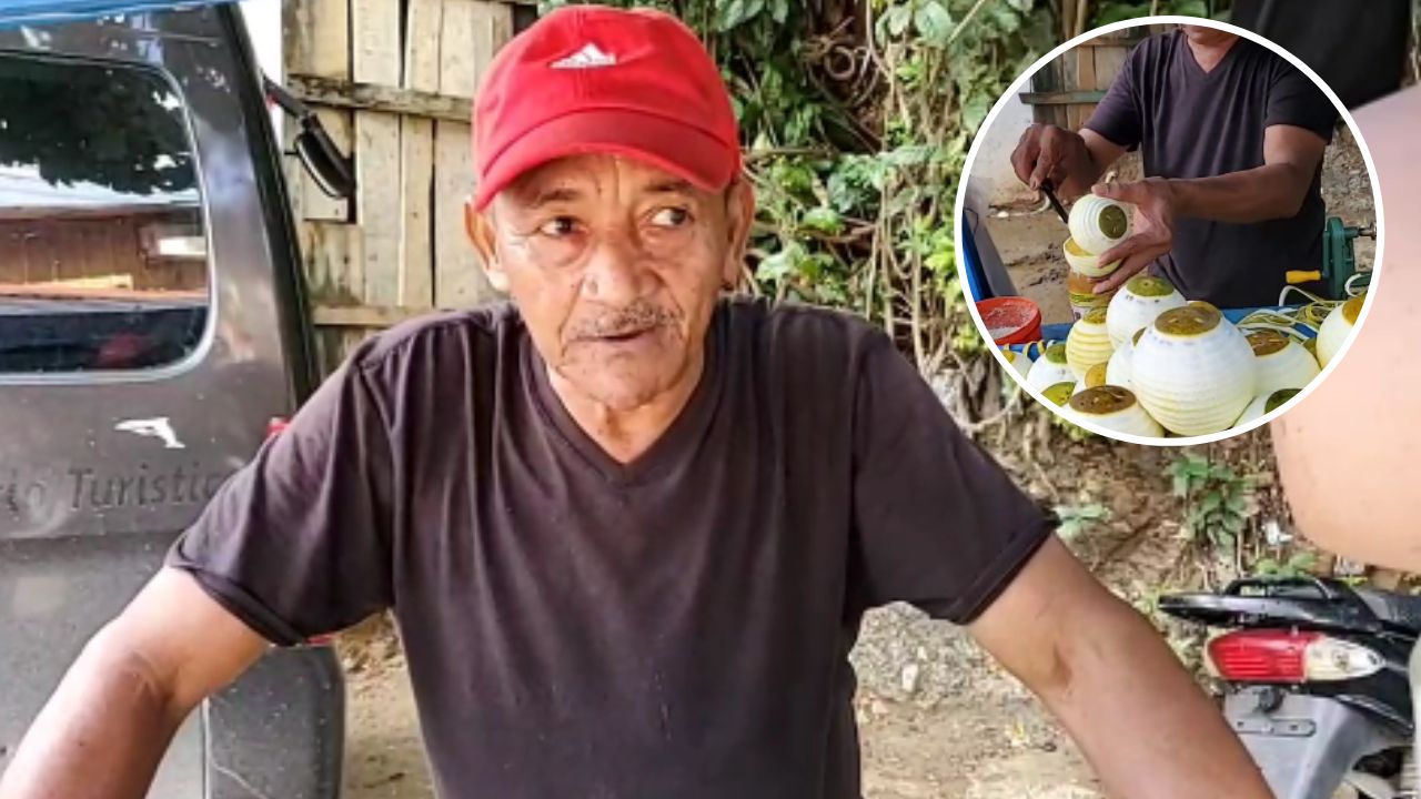 'Tengo que salir adelante', hondureño se gana la vida vendiendo naranjas;  su anhelo es encontrar un trabajo formal