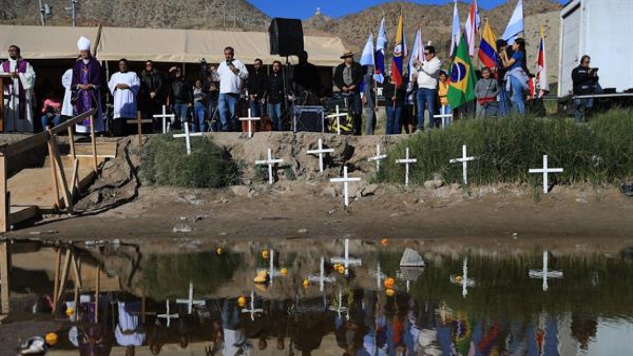 Con misa en Río Bravo, Iglesia reclama al Gobierno mexicano la muerte de 1,300 migrantes