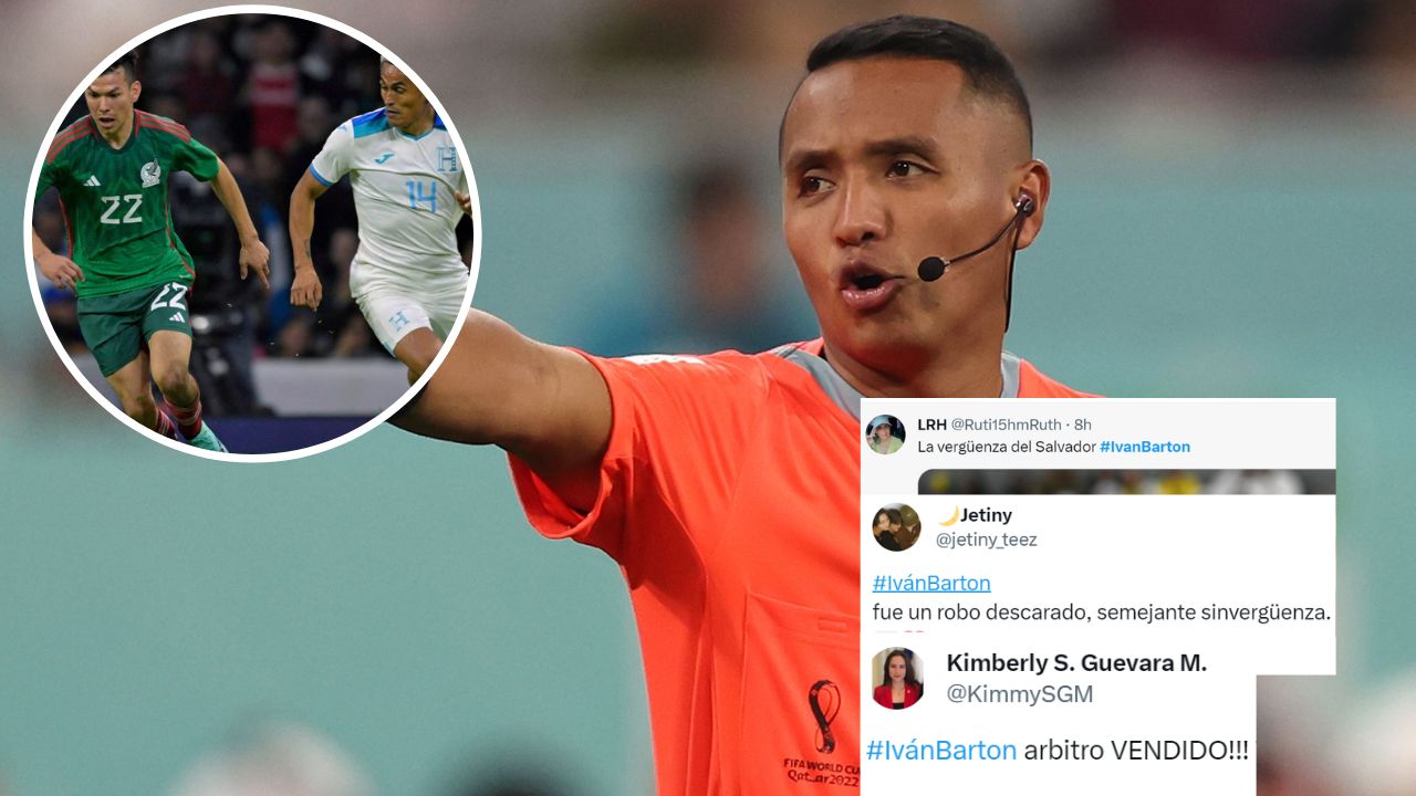 'Es un terrorista del fútbol', árbitro Iván Barton es criticado en redes tras el México vs. Honduras