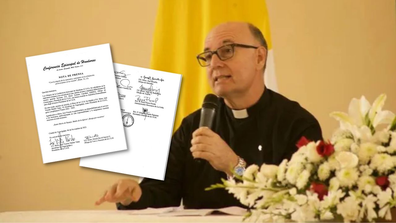 José Vicente Nácher es nombrado como nuevo presidente de la Conferencia Episcopal de Honduras