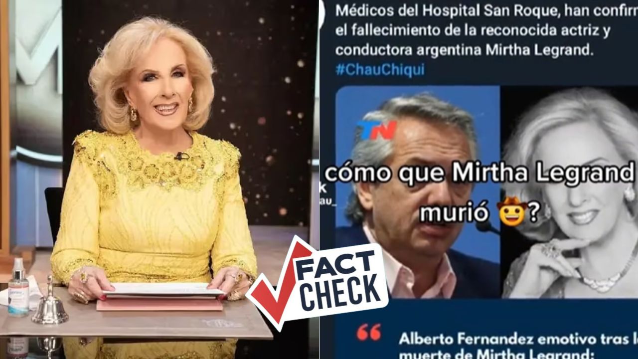Imagen de ¿Mirtha Legrand falleció? La verdad detrás de los rumores sobre la muerte de la actriz argentina