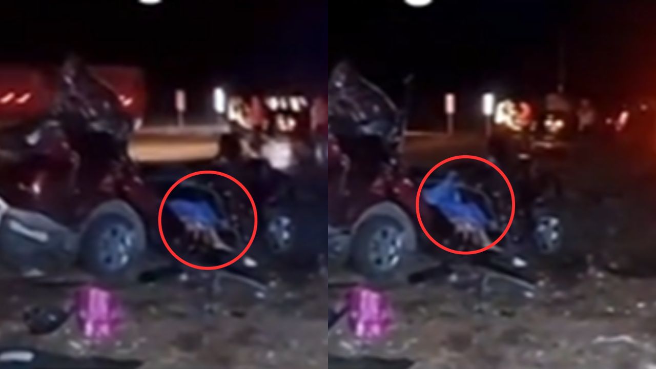 'Muertos vivientes accidente automovilístico' video, ¿de qué trata la grabación difundida en Twitter?