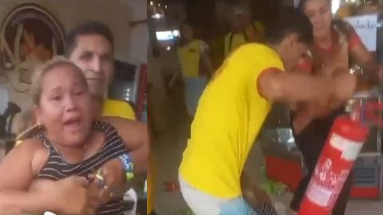 Imagen de VIDEO: mujer destroza negocio porque vendedora trató de 'mi amor' a su esposo