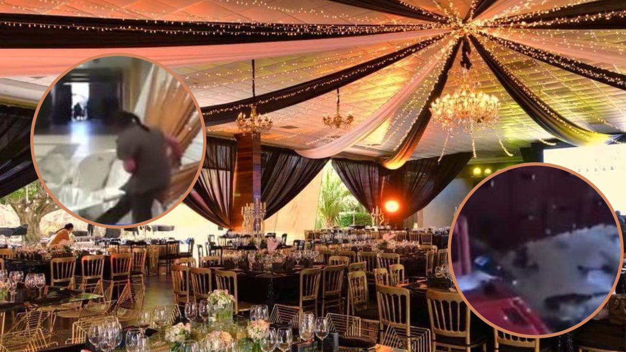 Imagen de VIDEO: Mujer destruye salón donde se celebraría la boda de su pareja