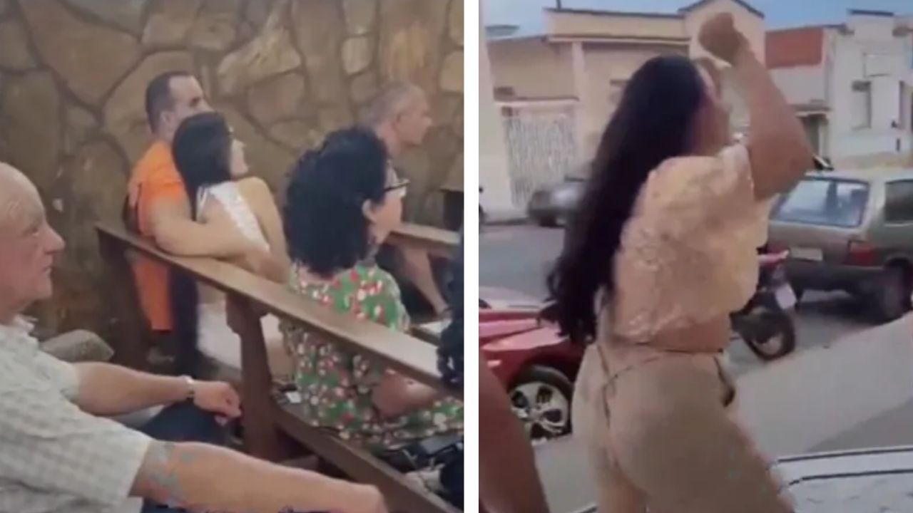Imagen de VIDEO: Mujer descubrió infidelidad de su esposo en la iglesia