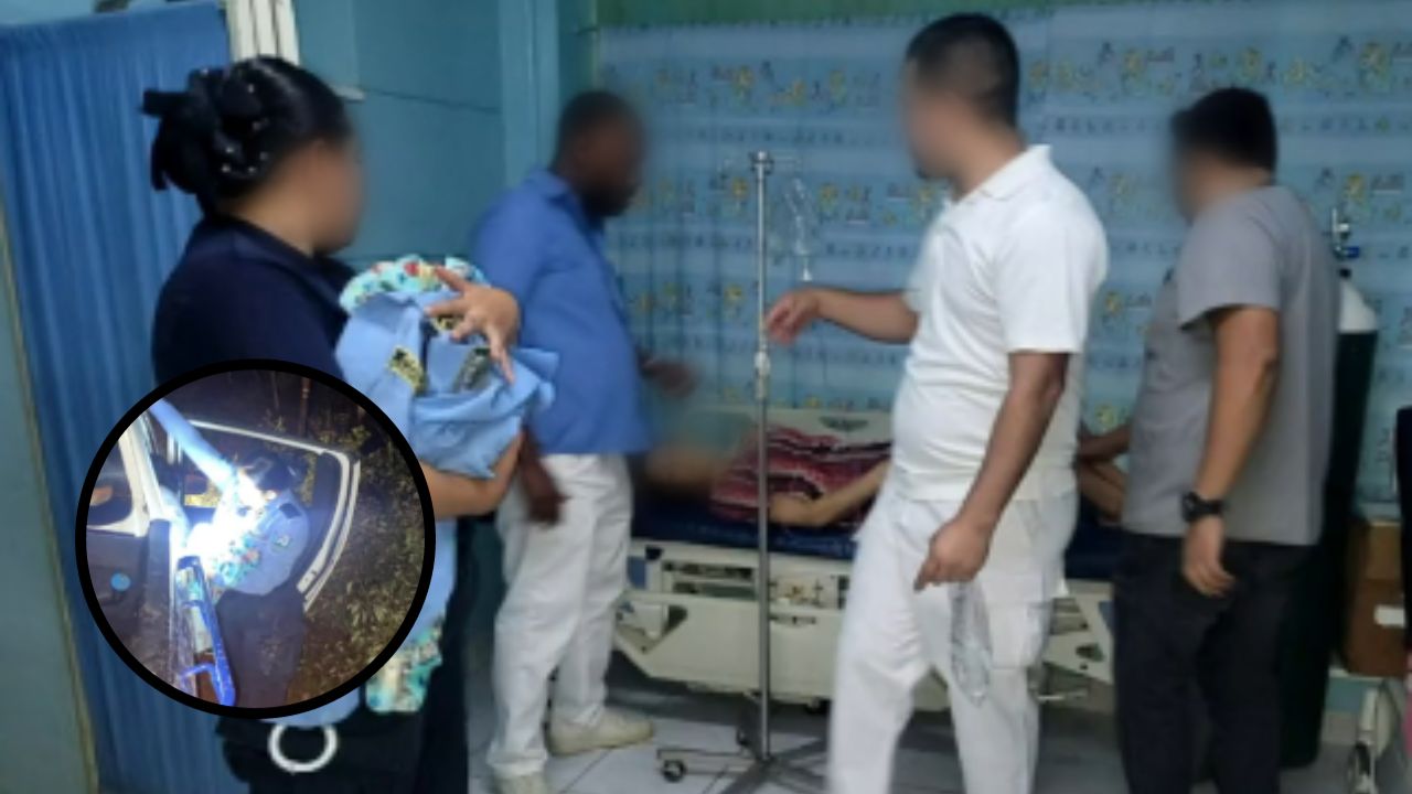 Imagen de Mujer da a luz a bordo de una patrulla policial en El Paraíso